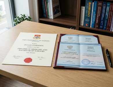 Нострификация иностранного медицинского диплома в РФ (ДПО)