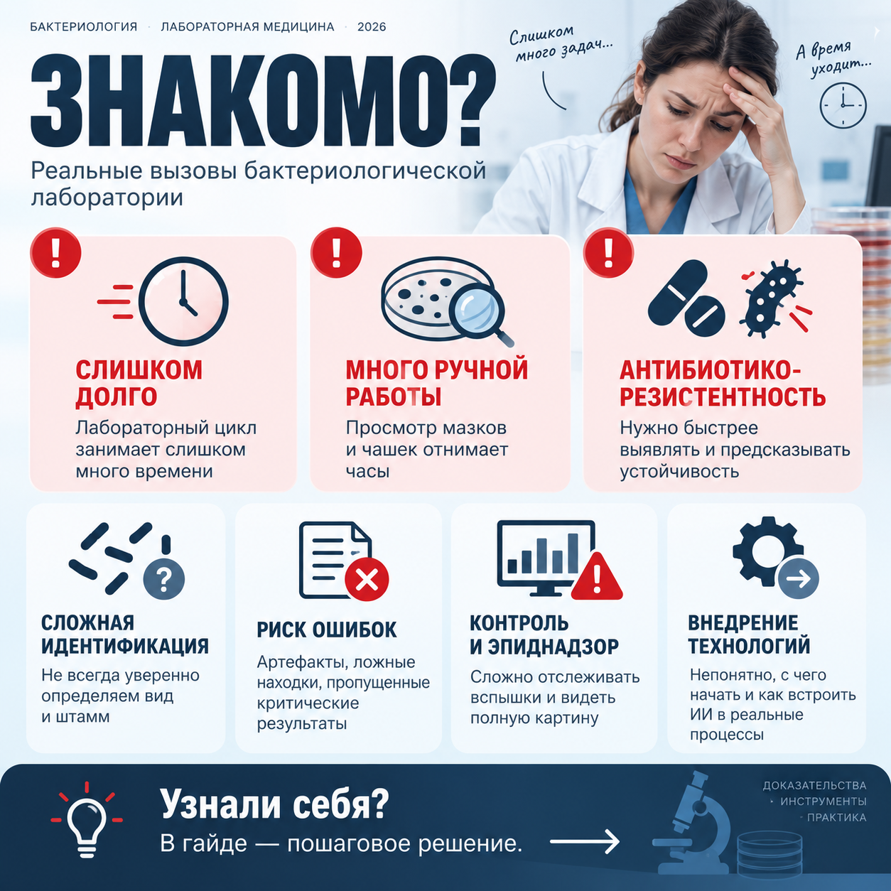 Обзор рабочих ситуаций по теме «ИИ в бактериологии»