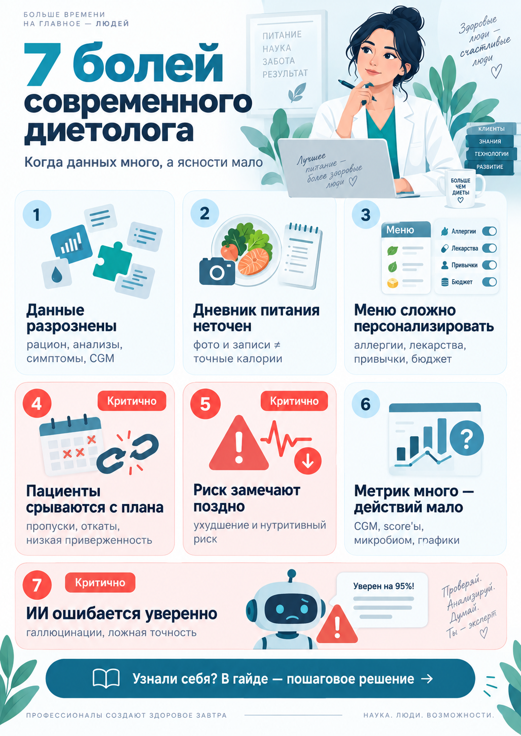 Обзор рабочих ситуаций по теме «ИИ в диетологии»