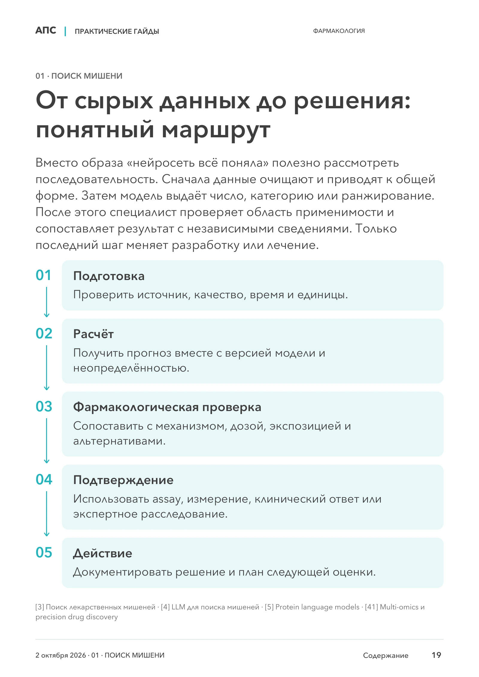 От сырых данных до решения: понятный маршрут — страница 19