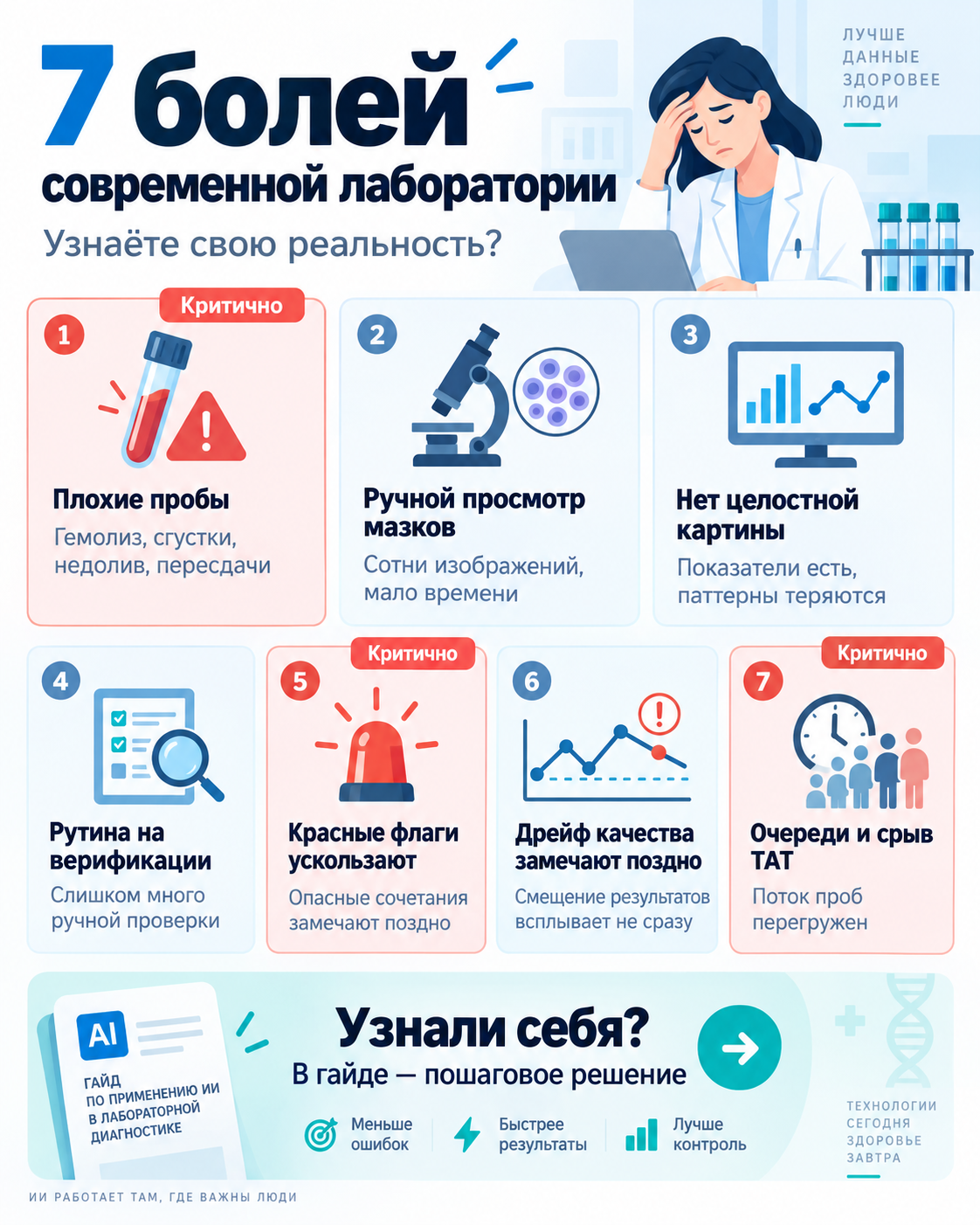 Обзор рабочих ситуаций по теме «ИИ в лабораторной диагностике»