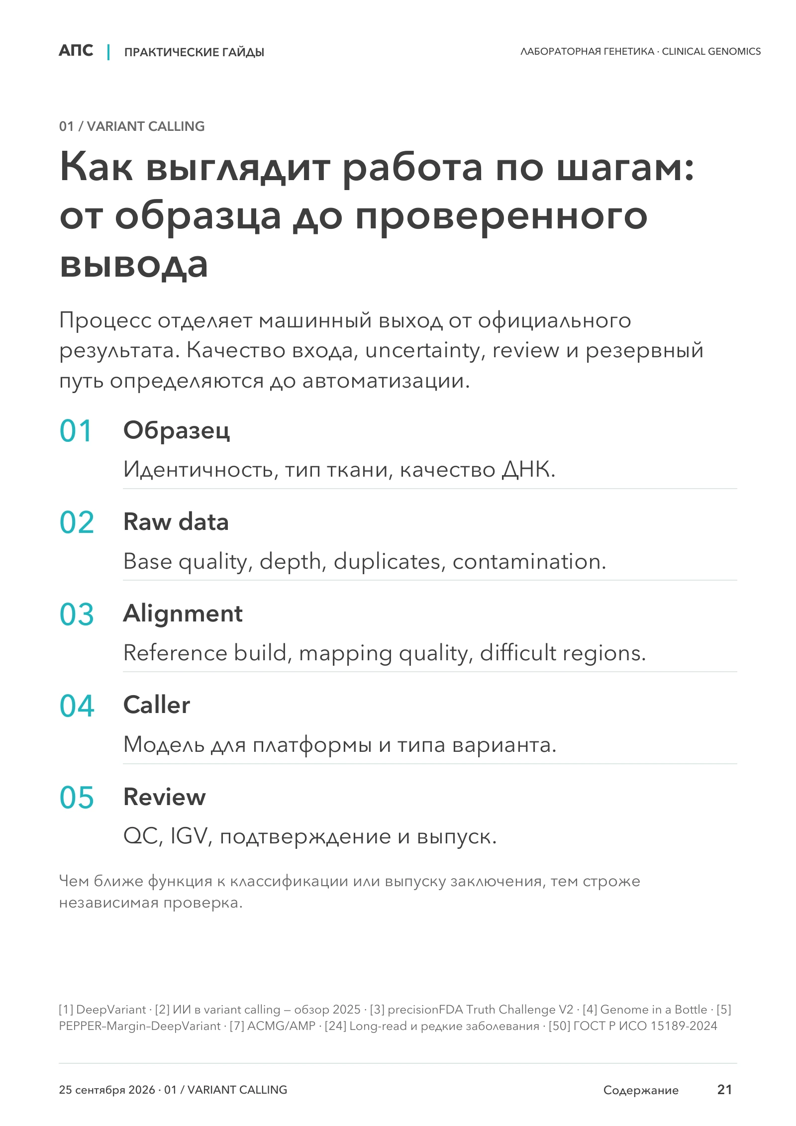 Как выглядит работа по шагам: от образца до проверенного вывода — страница 21