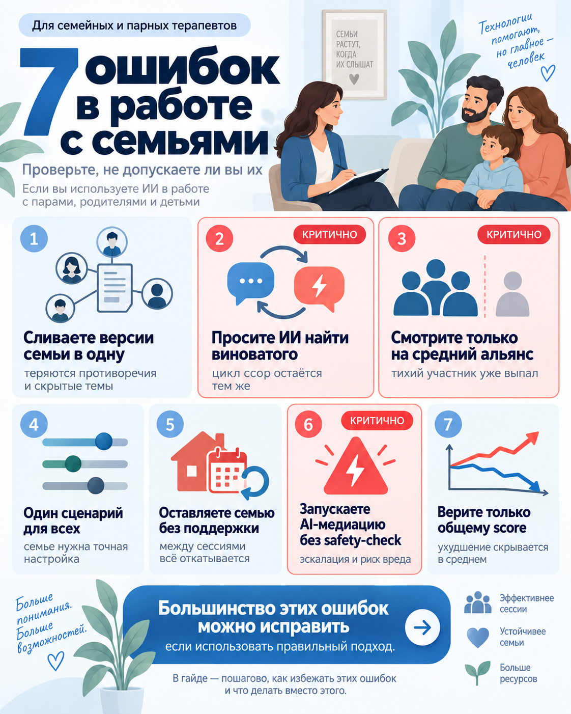 Ошибки и проверки по теме «ИИ в семейной психотерапии»