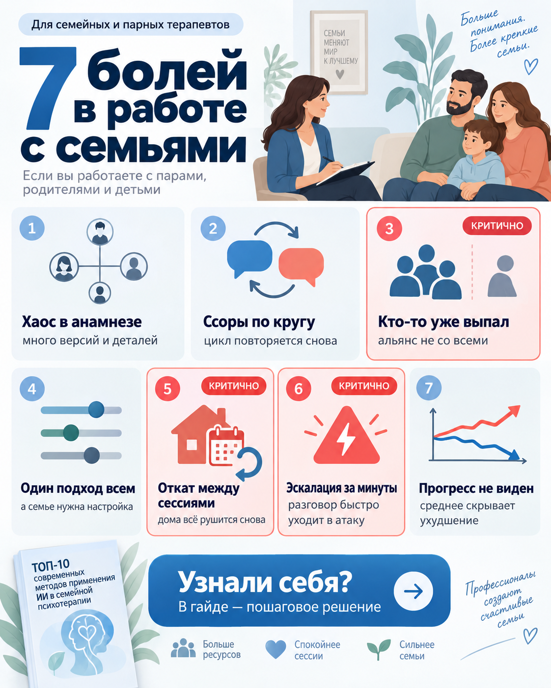 Обзор рабочих ситуаций по теме «ИИ в семейной психотерапии»