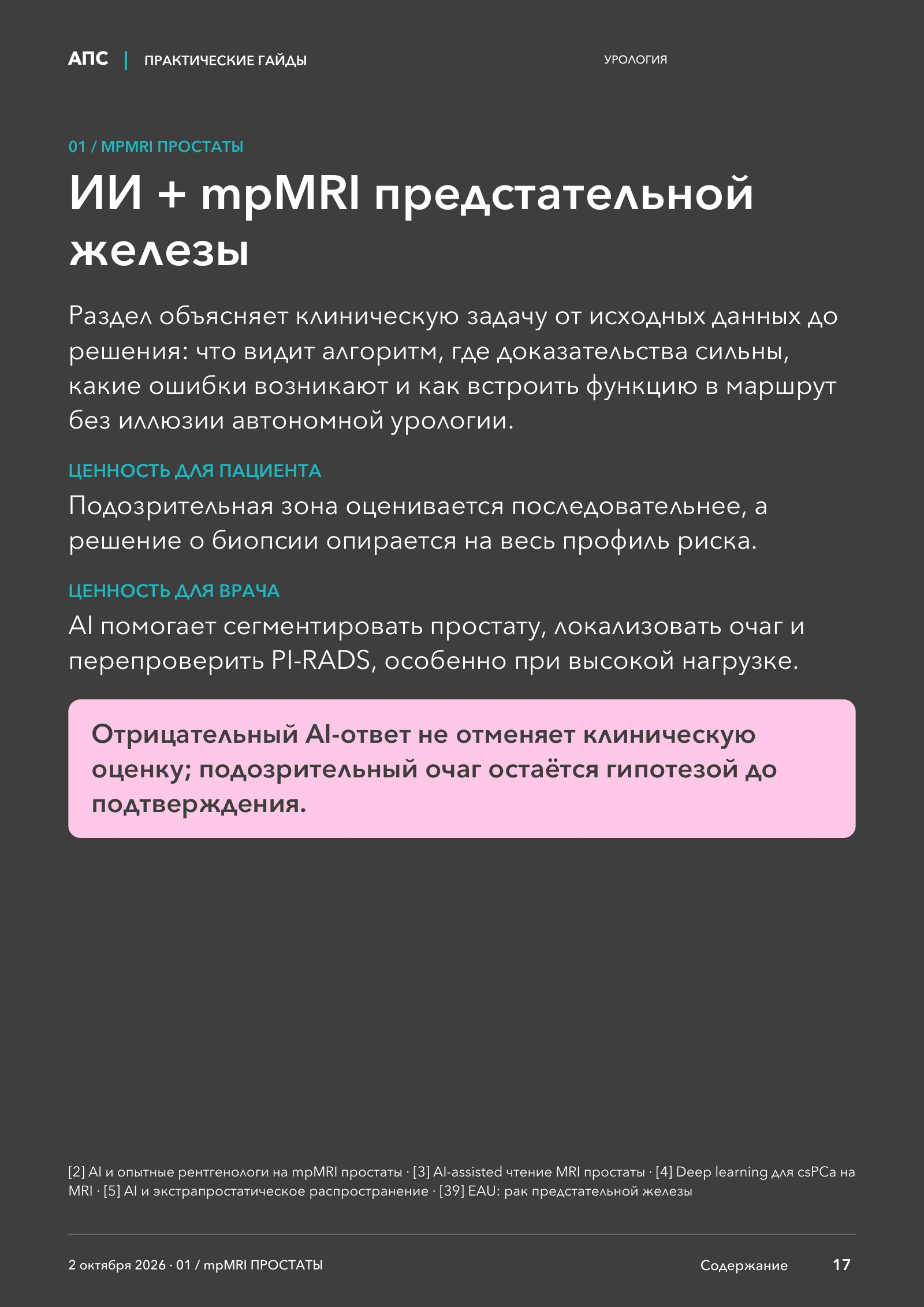 ИИ + mpMRI предстательной железы — страница 17