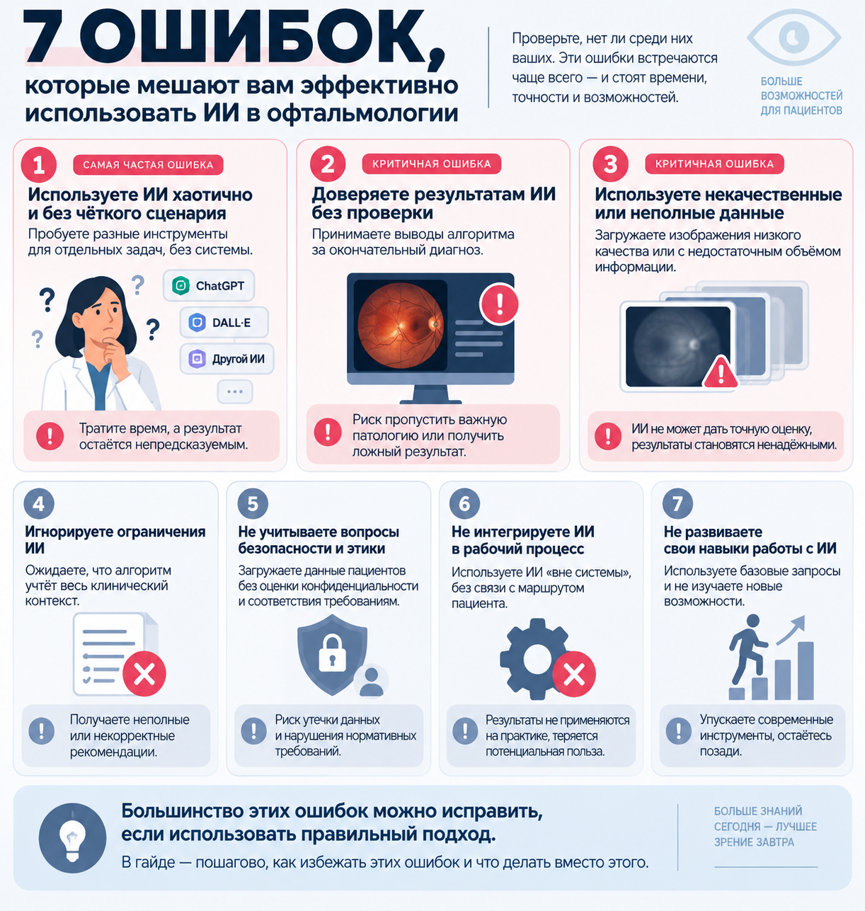 Ошибки и проверки по теме «ИИ в офтальмологии»
